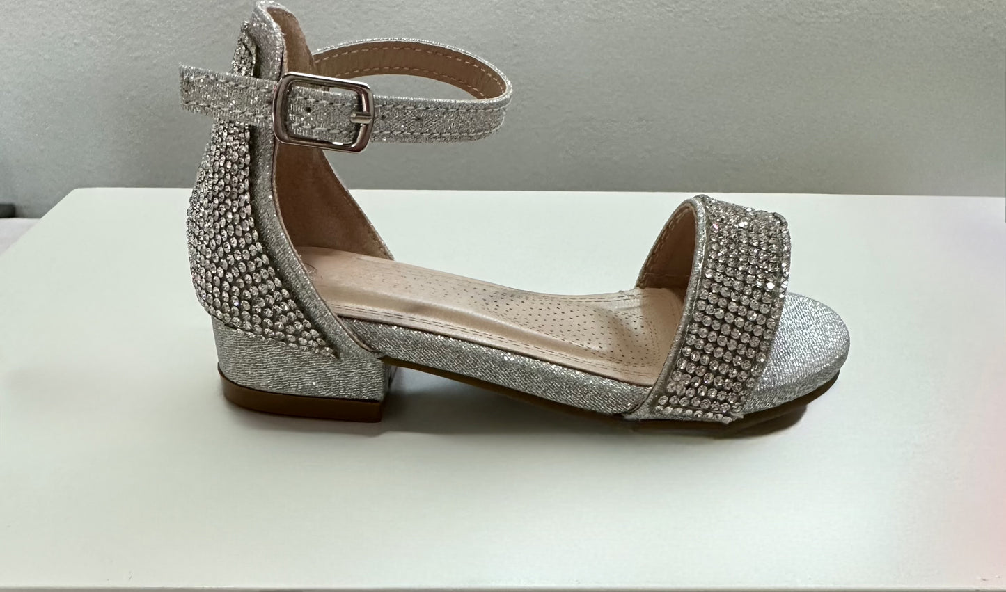 Nola Toddler silver heel