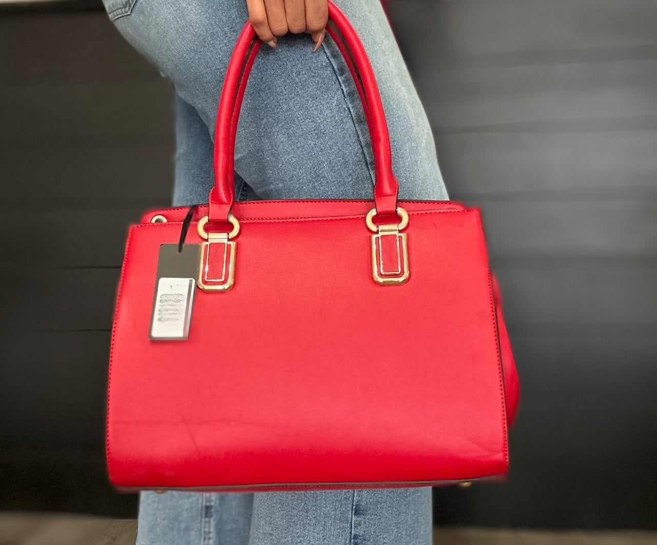 Rose Red Large Handbag