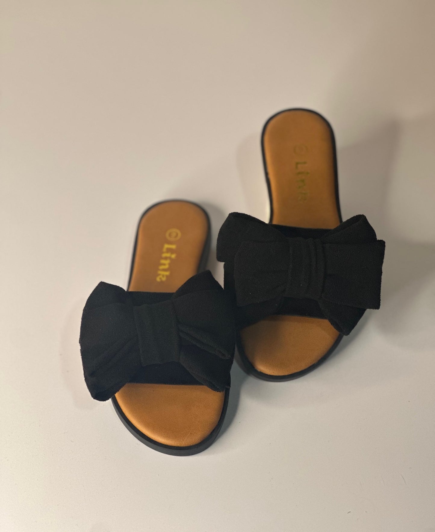 Black Bow Girls Sandal