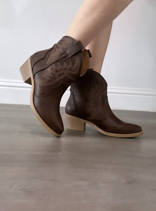 Elena Cowboy Booties