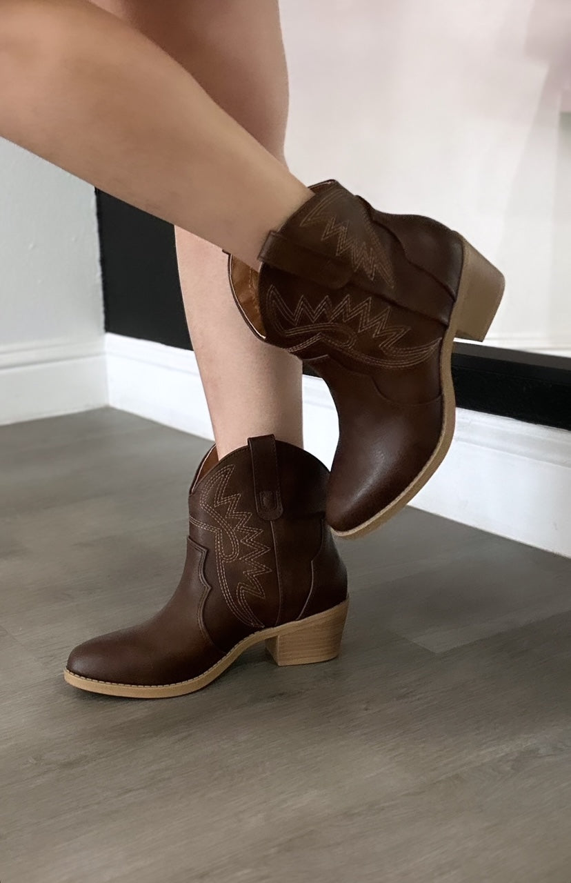 Elena Cowboy Booties