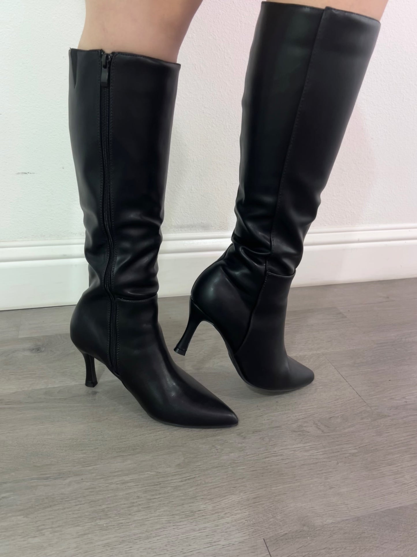 Kaylee Black heel boot