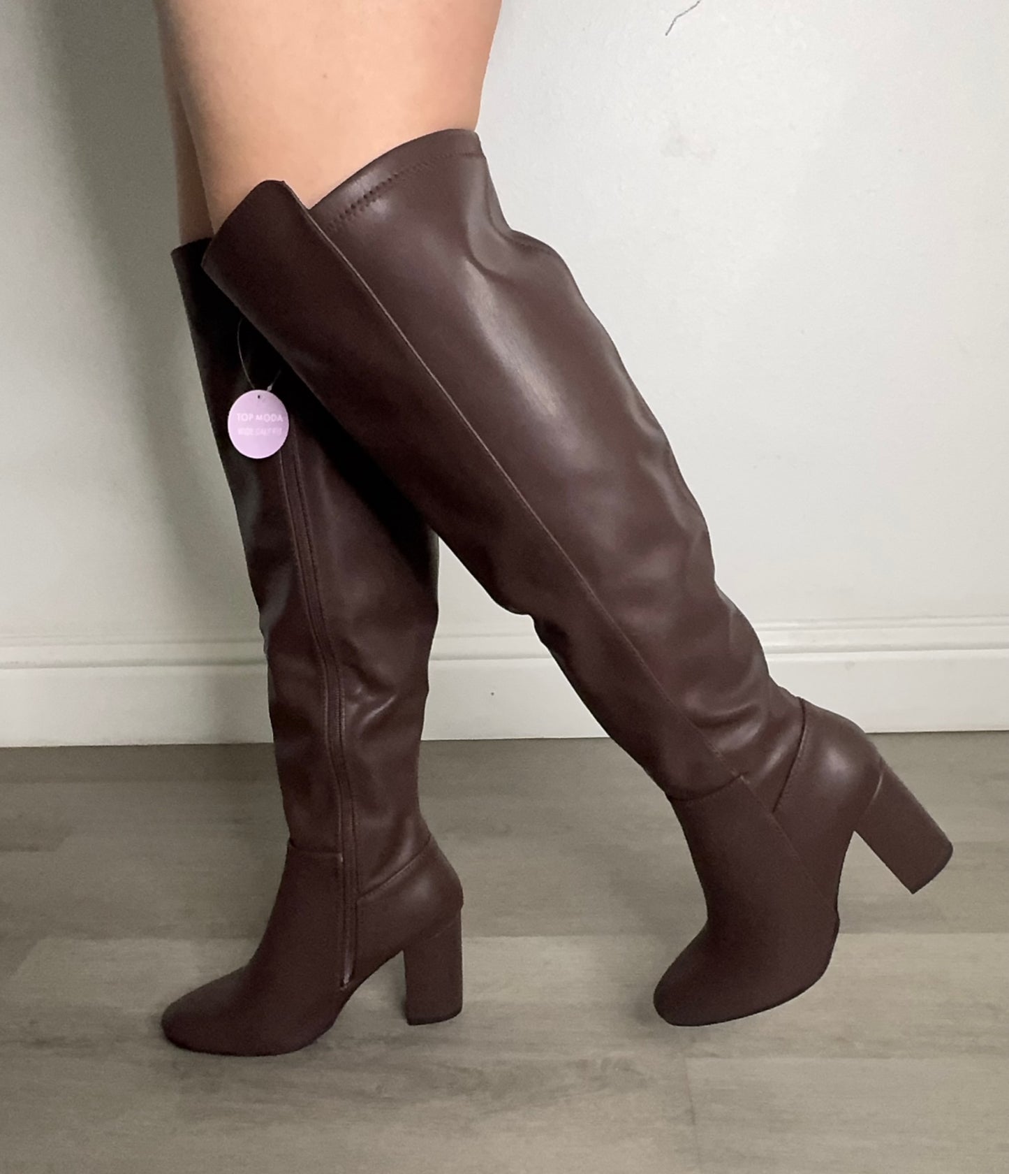 Chocolate Brown Tall  boot