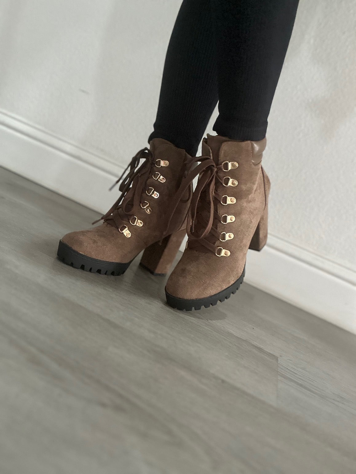 Trista Chunky Combat Boots