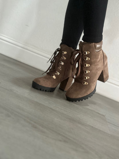 Trista Chunky Combat Boots