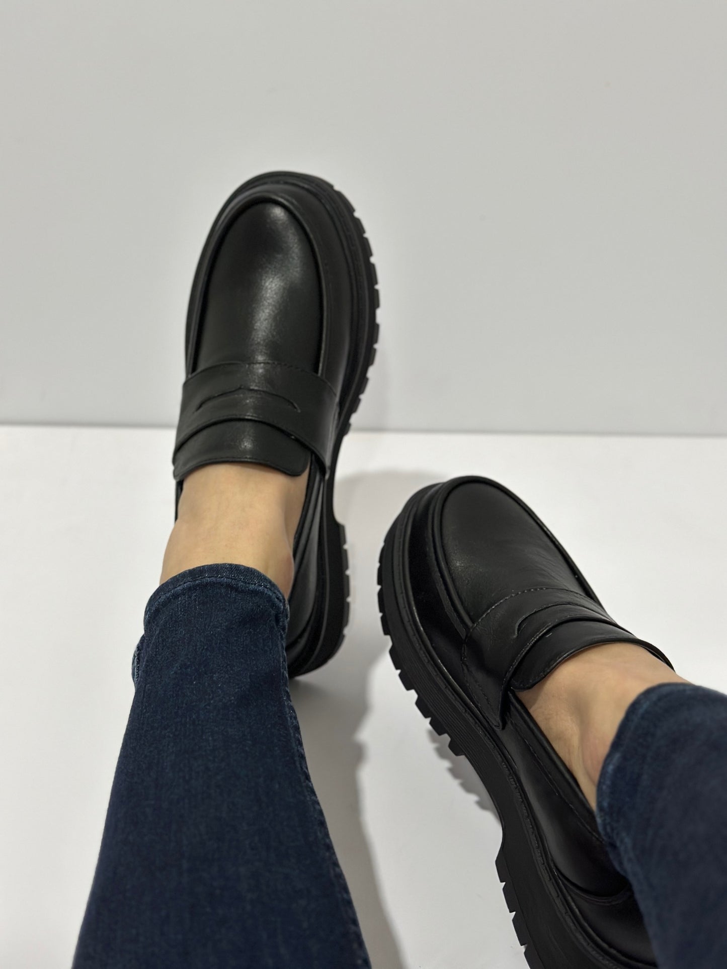 Davina Black Loafer