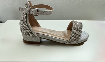 Nola  Toddler silver heel