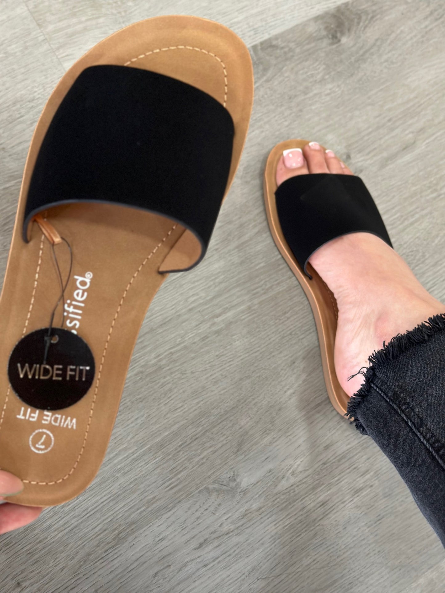 Crystal Wide Fit Sandal