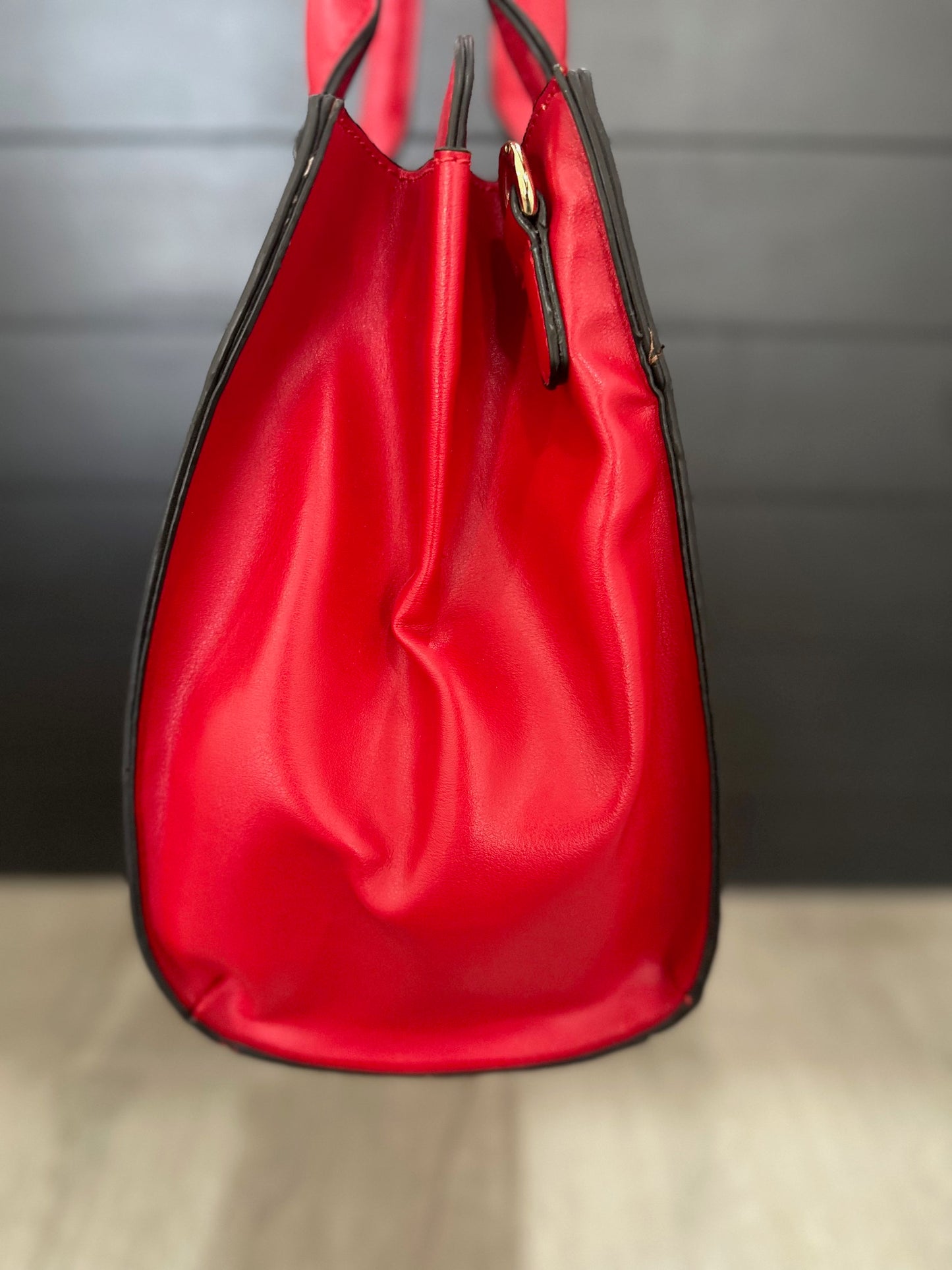 Rose Red Large Handbag