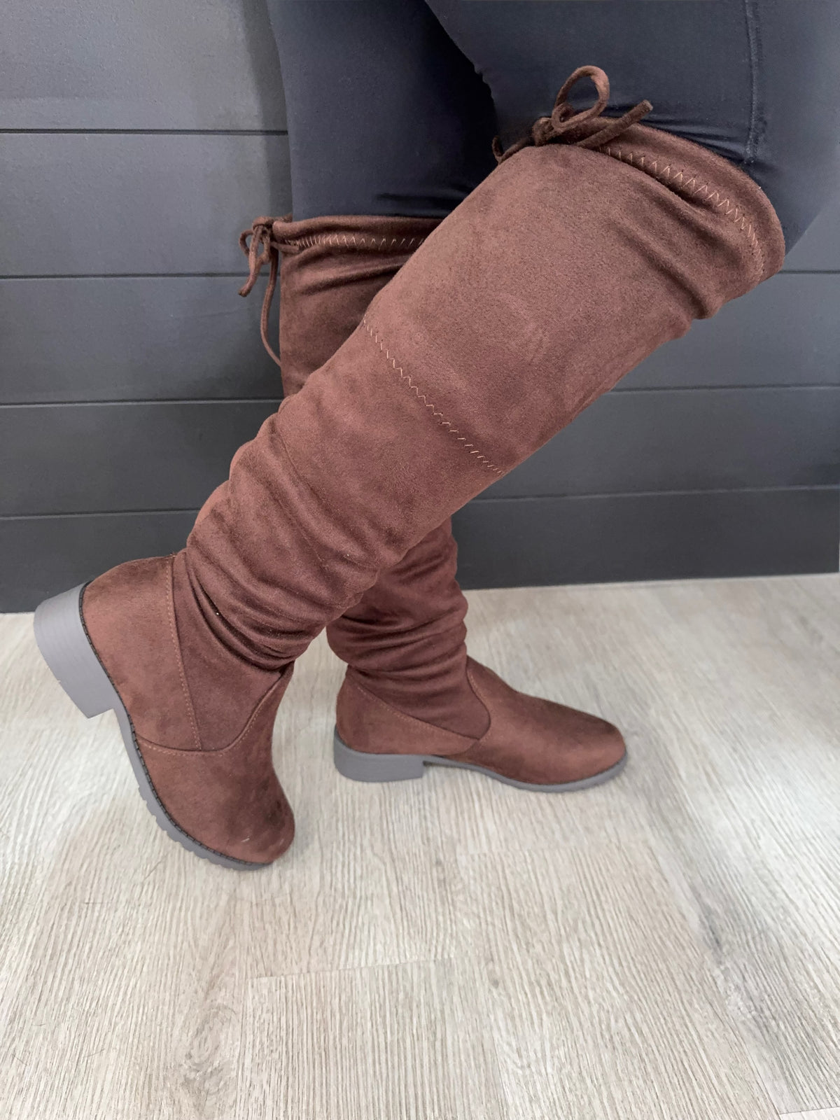 Jaleen-Brown Suede Boot
