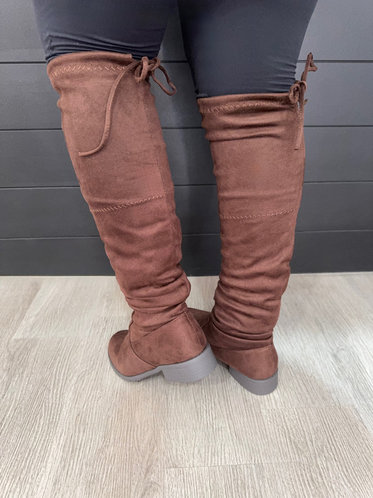 Jaleen-Brown Suede Boot